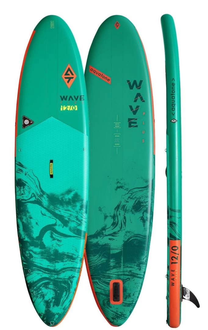 Aquatone Wave Plus 12'0" SUP Only Green - Afbeelding 2