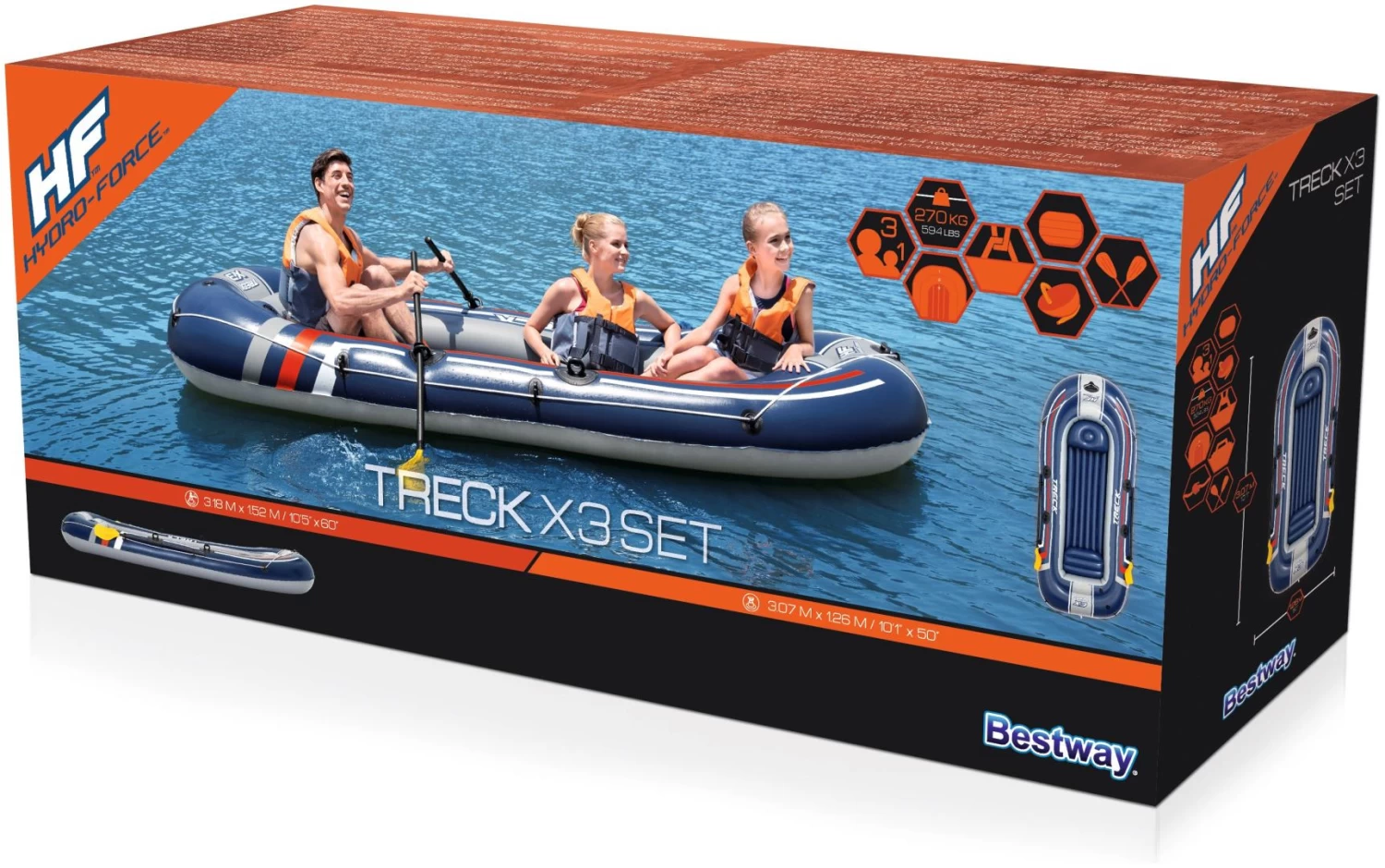 Bestway Hydro-Force Treck X3 Set - Afbeelding 5