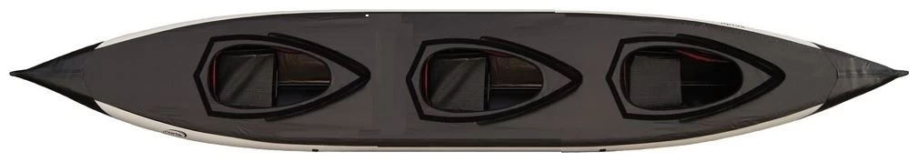 Nortik 3-Person Deck Incl. Spray Skirts For Scubi 3 One Size