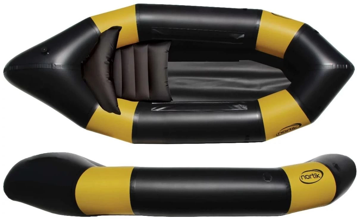 Nortik TrekRaft Expedition Zonder Afdekzeil Packraft Yellow-Black - Afbeelding 2