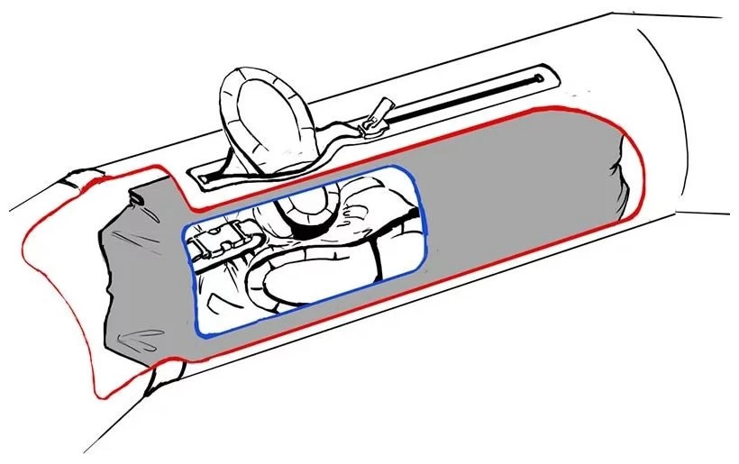 Nortik TrekRaft Expedition Zonder Afdekzeil Packraft Yellow-Black - Afbeelding 5