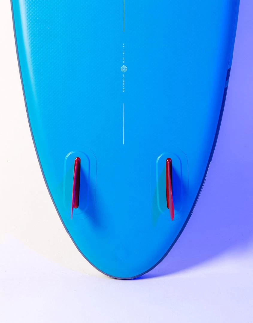 Red Paddle Co. Red Paddle Co 10'8 Ride MSL Inflatable SUP + Cruiser Tough Paddle White-Blue-Dark Blue - Afbeelding 6