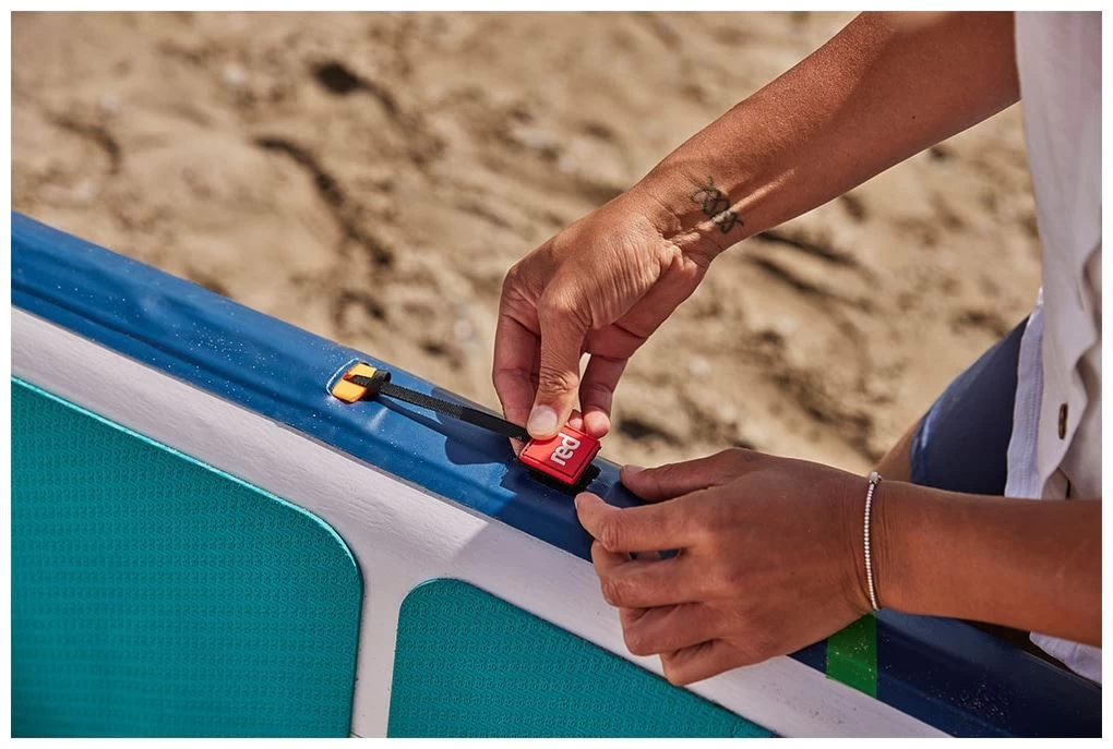 Red Paddle Co. Red Paddle Co 12'0 Compact MSL Inflatable SUP White-Teal-Dark Blue - Afbeelding 6