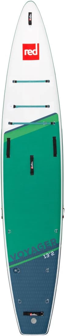 Red Paddle Co. Red Paddle Co 12'6 Voyager MSL Inflatable SUP White-Green-Dark Blue - Afbeelding 3