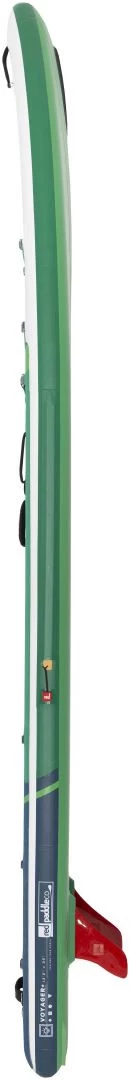 Red Paddle Co. Red Paddle Co 13'2 Voyager Plus MSL Inflatable SUP + Hybrid Tough Paddle White-Green-Dark Blue - Afbeelding 4