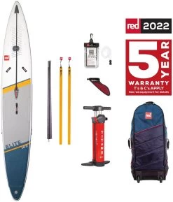 Red Paddle Co. Red Paddle Co 14'0 Elite MSL Inflatable SUP White-Grey-Dark Blue-Orange