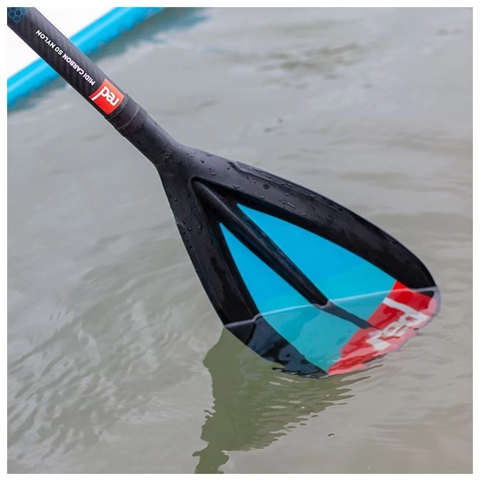 Red Paddle Co. Red Paddle Co Carbon 50 Nylon 3pc Adjustable SUP Paddle - Afbeelding 3