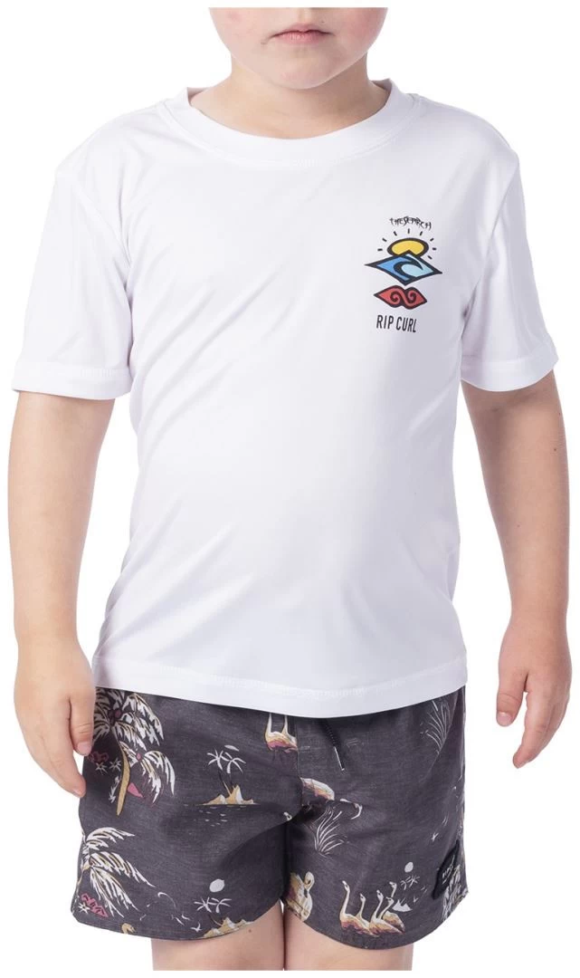 Rip Curl Grom Search Logo Short Sleeve