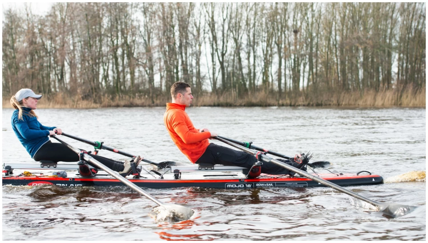 Row On Air 2 Persoons RowMotion Yoke Flat + Dude 18' + 2P Deelbare Riemen - Afbeelding 3